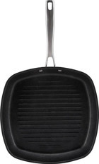 Karaca Biodiamond Çelik Saplı Diamond 28 cm Grill Tava Siyah