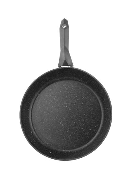 Aryıldız T/T Core Plastik Saplı Granit 28 cm Düz Tava Siyah