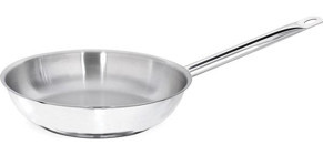 Kapp Çelik 32 cm Düz Tava Gri