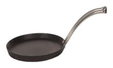 Mehtap Horeca Profesyonel Çelik Saplı Granit 24 cm Krep Tava Siyah