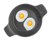 Thermoad Gold Homeros Döküm Saplı Granit 20 cm Sahan Tava Gri