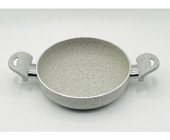 Cantef Plastik Saplı Granit 18 cm Sahan Tava Gri