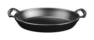 Lava Döküm 19 cm Düz Tava Siyah