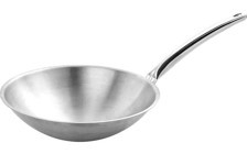 Altınbaşak Çelik 36 cm Wok Tava Gri