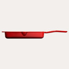 Sürel Kare Döküm 25 cm Grill Tava Kırmızı