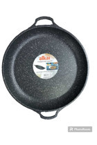 Russet Granit Saplı Alüminyum 36 cm Gözleme - Bazlama Tava Siyah