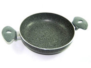 New And Single Plastik Saplı Granit 16 cm Sahan Tava Gri