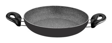 Cem Dynamic Stone Plastik Saplı Alüminyum 20 cm Sahan Tava Siyah
