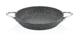 Falez Pedra PDR1002 Çelik Saplı Alüminyum 22 cm Sahan Tava Gri