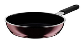 Wmf Fusiontec Plastik Saplı Paslanmaz Çelik 24 cm Düz Tava Pembe