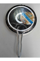 Enes İkiz Metal Saplı Teflon 32 cm Balık Tava Siyah