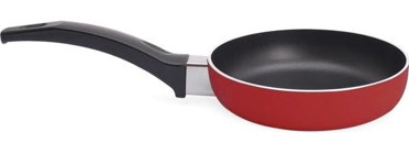 Nishev Soft Renkler Plastik Saplı Teflon 12 cm Sos Tava Kırmızı