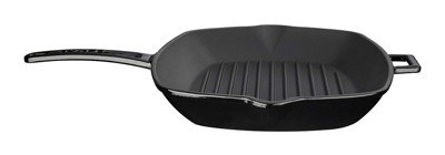 Lava Cookware Demir Saplı Demir Döküm 26x32 cm Grill Tava Siyah