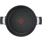 Tefal Excellence Plastik Saplı Titanyum 22 cm Sahan Tava Siyah