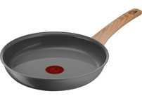 Tefal Renew C4250643 Ahşap Saplı Alüminyum 28 cm Düz Tava Gri