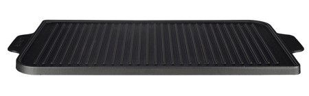 Lava Çift Yön Döküm 26x47 cm Grill Tava Siyah