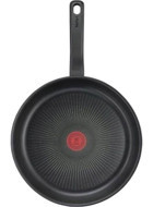 Tefal 3X Ultimate G26805 Plastik Saplı Titanyum 26 cm Düz Tava Siyah