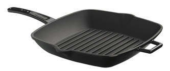 Lava Cookware LV P GT 2828 K0 Demir Saplı Demir Döküm 28 cm Grill Tava Siyah