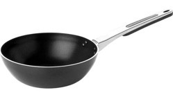 Altınbaşak Orkide Çelik Saplı Alüminyum 22 cm Wok Tava Siyah