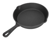 Zpshyd Mini Döküm Saplı Demir Döküm 10 cm Kızartma Tava Siyah