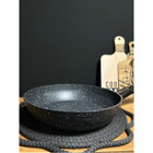 Bena Life Plastik Saplı Granit 20 cm Wok Tava Gri