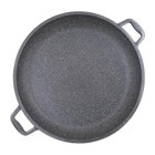 Essenso Döküm Saplı Granit 36 cm Gözleme - Bazlama Tava Gri