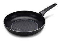 Moneta Recy 0005550130 Plastik Saplı Alüminyum 30 cm Düz Tava Siyah