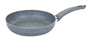 Besa Plastik Saplı Alüminyum 26 cm Düz Tava Gri
