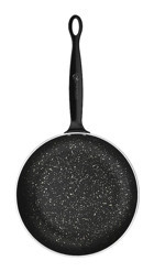 Korkmaz Pro-Chef A2845 Plastik Saplı Granit 30 cm Düz Tava Siyah