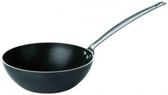 Altınbaşak Lazzetti Çelik Saplı Metal 26 cm Wok Tava Siyah