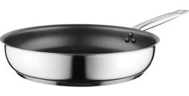 Berghoff Essentials Comfort Yapışmaz Çelik Saplı Paslanmaz Çelik 28 cm Düz Tava Gri