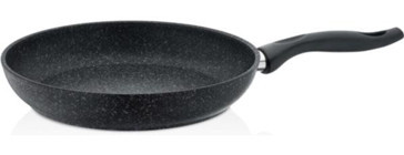 Falez Black Plus Casa Milano Plastik Saplı Granit 26 cm Düz Tava Siyah