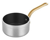 Altınbaşak Alu Mini Çelik Saplı Alüminyum 12 cm Kaçerola Tava Gri