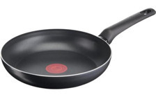 Tefal 1X Simplecook B55604 Plastik Saplı Titanyum 24 cm Düz Tava Siyah