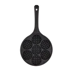 Karaca Romance Bio Granit 26 cm Waffle Tava Siyah