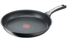 Tefal 6X Unlimitedone Plastik Saplı Titanyum 32 cm Düz Tava Siyah