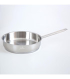 Jumbo Palermo Çelik 24 cm Düz Tava Gri