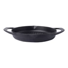Pot Art Döküm 30 cm Grill Tava Siyah