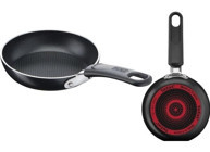 Tefal 1X SimplyClean B56700 Plastik Saplı Titanyum 12 cm Sos Tava Siyah
