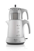 Arzum AR 3028 Cam Demlikli 1650 W Plastik Gövdeli Beyaz Çay Makinesi