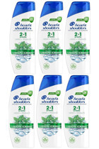 Head & Shoulders Mentol Ferahlığı Onarıcı Mentollü Kremli 2 si Bir Arada Şampuan 6x330 ml