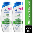 Head & Shoulders Mentol Ferahlığı Kepek Karşıtı Mentollü 2 si Bir Arada Erkek Şampuan 2x350 ml