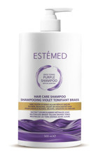 Estemed Turunculaşma Karşıtı Nemlendirici Arındırıcı Sülfatsız Parabensiz Bitkisel Kremli Mor Şampuan 500 ml