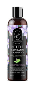 Blugree Kepek Karşıtı Sülfatsız Keratin Isırgan Otlu Parabensiz Bitkisel Kremli Şampuan 350 ml