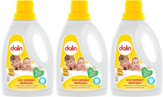 Dalin Organik Hipoalerjenik 3x1.5 lt Sıvı Çamaşır Deterjanı