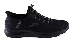 Skechers Summits Slip-İns 232457 Ortopedik Bağcıklı Erkek Günlük Ayakkabı Siyah