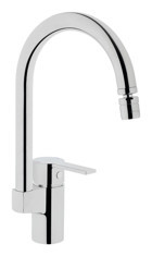 Artema Fold S A42155 Kuğu Çift Girişli Aç Kapa Eviye Bataryası Gümüş