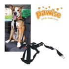 Pawise L Ayarlanabilir Göğüs Tasması Gezdirme Köpek Tasması Siyah