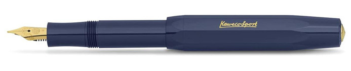 Kaweco Classic Sport Kartuşlu-Pistonlu Çelik Doldurulabilir F Mavi Dolma Kalem