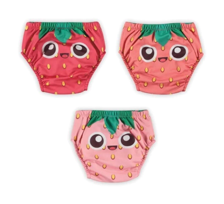 Poopes Neşeli Çilek 10-20 kg 3'lü Yıkanabilir Alıştırma Külodu